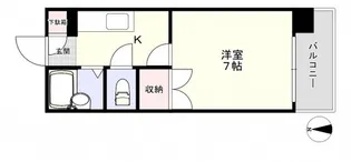 シャトレ平田【4階】の間取り