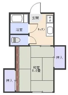 双葉ハイツ【2階】の間取り