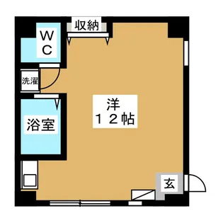 岩井ビル【1階】の間取り