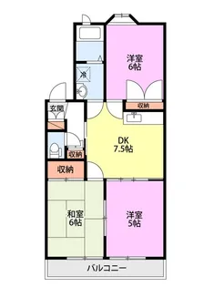 レジデンスK【2階】の間取り