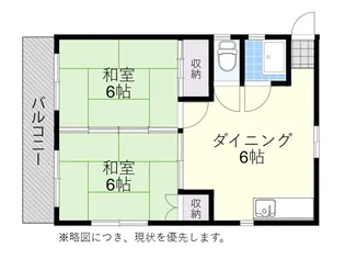 第2片野ビル【2階】の間取り