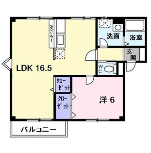 メゾン鳥井【2階】の間取り
