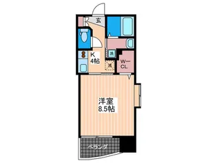 ルービンス観音町【8階】の間取り