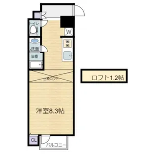 エクセリア小町【6階】の間取り