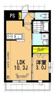 クレール コート【1階】の間取り