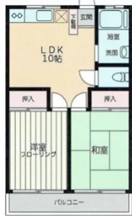 内田マンション【2階】の間取り
