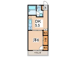 成瀬グリーンハイツ【1階】の間取り