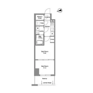 2Kの間取り画像