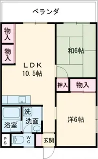 ニューライフ88【4階】の間取り
