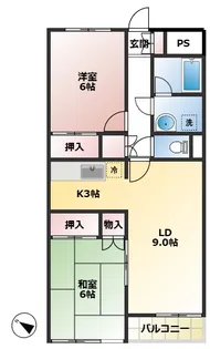 タジマハイツ【1階】の間取り