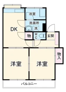 ベルメゾン【4階】の間取り