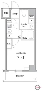 グランパーク町屋【6階】の間取り
