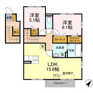 シティアレイ【2階】の間取り