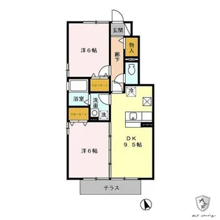 リアンT【1階】の間取り