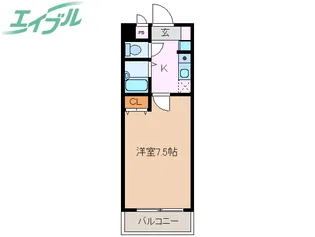 トワニマンション【7階】の間取り