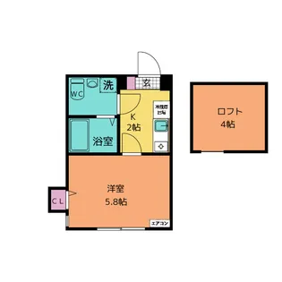 コリーヌ・メゾン【2階】の間取り