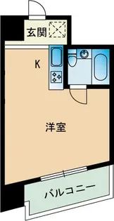 マーブル住吉【1階】の間取り