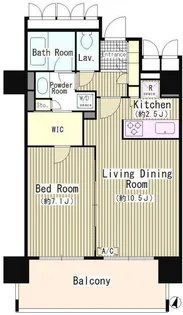 OASE用賀EAST【10階】の間取り