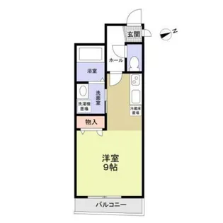 アクアレスト堺【1階】の間取り