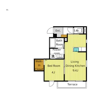 Sun AngelII W棟【1階】の間取り