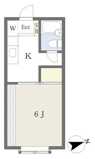 ジュネパレス島I【2階】の間取り