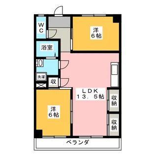 スマートタウン瑞穂【2階】の間取り