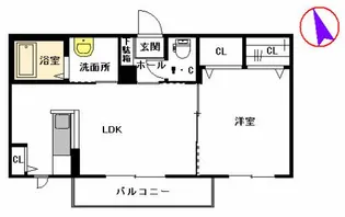 パーク ウィンドII【2階】の間取り