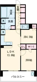 プレイスガーデン喜多見【3階】の間取り