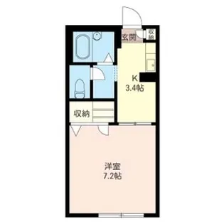 千葉県千葉市花見川区浪花町【アパート】の間取り