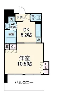 エンブル・ステージ馬渕【7階】の間取り