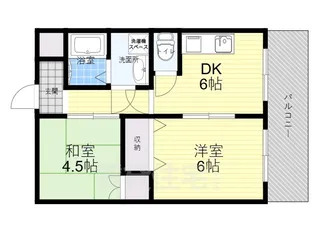 グレイスガーデン豊中【5階】の間取り