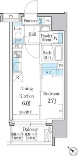 デュオメゾン文京白山【9階】の間取り