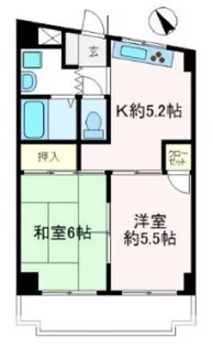 埼玉県狭山市入間川2【マンション】の間取り