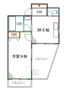 ANNEX E【6階】の間取り