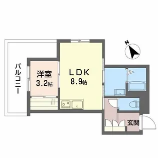 SHMプリミエール鳥飼八幡宮【3階】の間取り