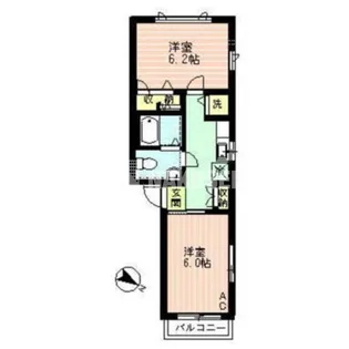 ラフィネ学芸大学【1階】の間取り