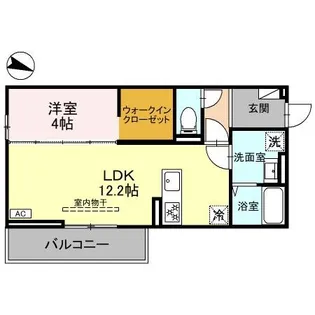 D-ROOM台新田町【1階】の間取り