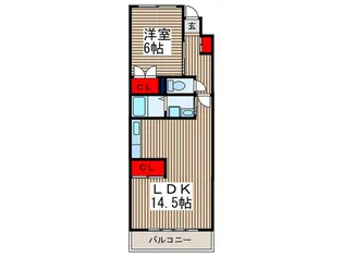 ロイヤルハイツ新曽【1階】の間取り