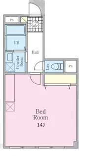 ジョイヴィレッジ市ヶ谷【2階】の間取り