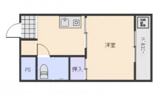 ふじマンション【3階】の間取り