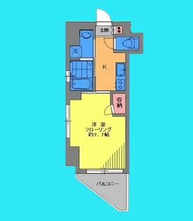朝日マンション【9階】の間取り