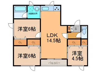北海道帯広市西二十四条南3【一戸建】の間取り
