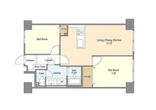 ロイヤルキャステージ恋ヶ窪【3階】の間取り