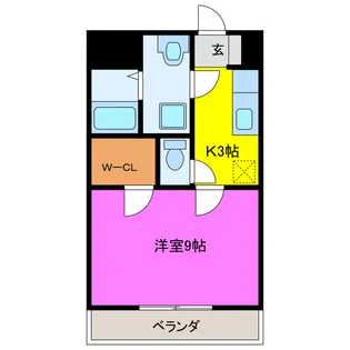 ライツフォル【2階】の間取り