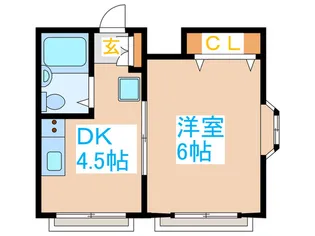シティヴィラ上祖師谷【3階】の間取り