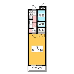 SPACE G【3階】の間取り