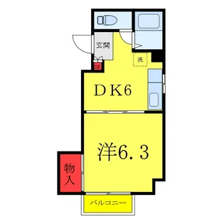 プリザントセキネ【3階】の間取り