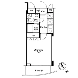 プレミアステージ大塚【7階】の間取り