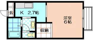 ラ・メゾン四季【2階】の間取り
