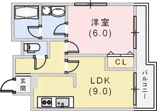 サンビルダー北野ザベース【1階】の間取り